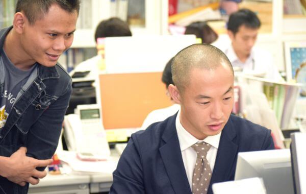 国際色豊かな職場